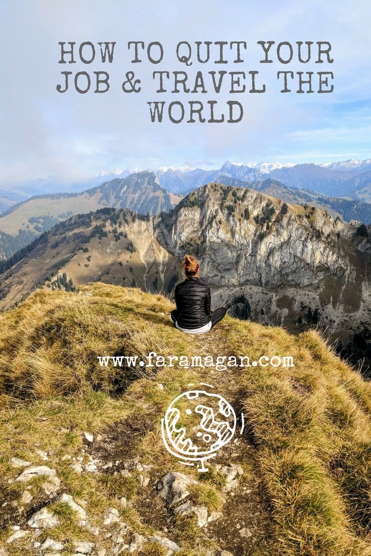 Fed up of the Monday blues? Do you want to quit your 9 to 5 job and travel the world? We did - find out how at Faramagan.